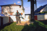 Parafia w starej Fotografii