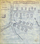 Odręczny plan wioski z roku 1959