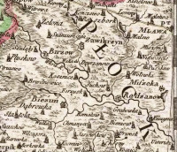 Mapa Ziemi Zawkrzeńskiej z II połowy XVIII wieku