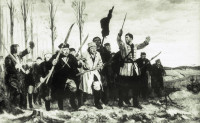 Powstańcy Styczniowi ruszający do walki