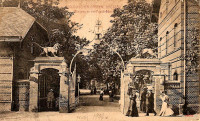 Pamiątkowa pocztówka z Ogrodu Zoo z Wrocławia z 1907 r., który Maria zwiedzała z rodziną