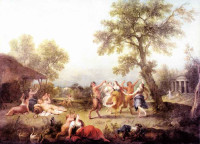 Bachonalia - obraz Zuccarelli'ego