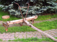 radło do robienia redlin pod sadzenie ziemniaków