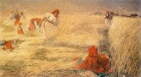 WŁODZIMIERZ TETMAJER, "Żniwiarki w polu", rok 1901