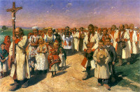 WŁODZIMIERZ TETMAJER, "Procesja w Bronowicach", rok 1900