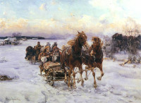 ALFRED WIERUSZ-KOWALSKI, "Wieczór", rok 1910