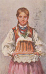Adam Setkowicz, "Dziewczynka w stroju ludowym"