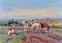 Adam Setkowicz, "Scena wiejska"