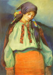 Kazimierz Sichulski, "Hucułka", rok 1913