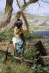 Henryk Siemiradzki, "Nad źródłem", rok 1899