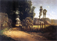Jan Stanisławski, "Droga do wsi", rok 1872