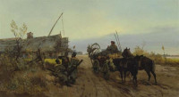 Tadeusz Rybkowski, "Na wiejskiej drodze"
