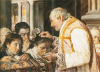 Julian Fałat, "Popielec", rok 1881