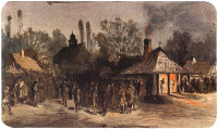 Maksymilian Gierymski, "Wymarsz powstańców ze wsi w roku 1863", rok 1867