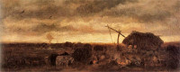 Maksymilian Gierymski, "Obóz Cyganów", rok 1867