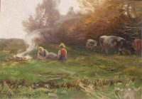Roman Kochanowski, "Pieczenie kartofli"