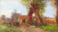 Roman Kochanowski, "Pejzaż z wozem"