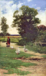 Roman Kochanowski, "Krajoobraz wiejski", rok 1884