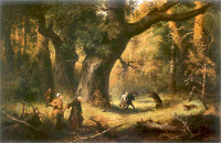 Franciszek Kostrzewski, "Polowanie", rok 1886