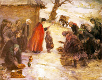 Teodor Axentowicz, "Święcone", rok 1898