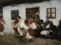 Teodor Axentowicz, "Kołomyjka", rok 1895