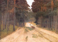 Józef Chełmoński, "Droga", 1887