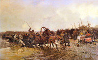 Józef Chełmoński, "Przeprawa"
