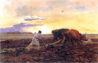 Józef Chełmoński, "Orka", rok 1896