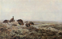 Józef Chełmoński, "Dropie", rok 1886