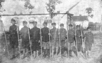 Widok spichlerza w okresie międzywojennym