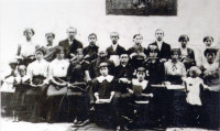 Chór parafialny zdjęcie z ok. 1915